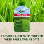 Vitax Feed Weed Dual Purpose Lawn Feed And Weed Killer Concentrated Easy To Use Kills Clover Buttercup Dandelion And Daisy Promotes A Green And Heal